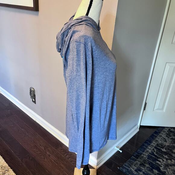 Vineyard Vines Long Sleeve Performance Hoodie Tee Blue Size M - Picture 3 of 5